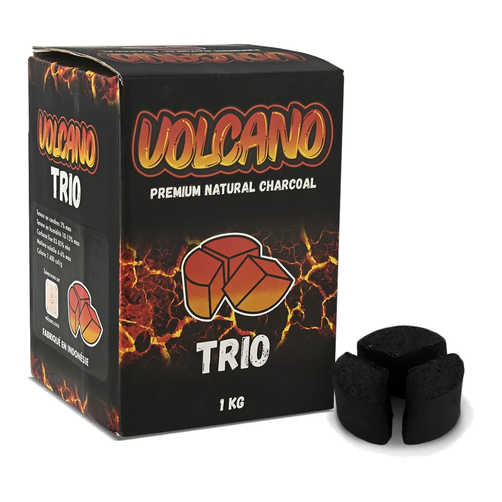 Charbon Volcano Coco Trio 1 kg