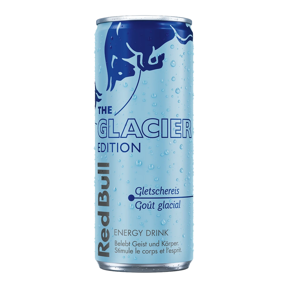 Red Bull Glacier Edition, goût glacial